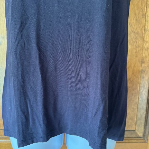 Charter Club Navy Blue Sleeveless Mock Turtle Small - Picture 8 of 12